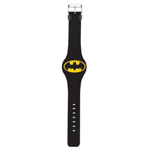 Batman Yellow Oval Emblem LED Watch